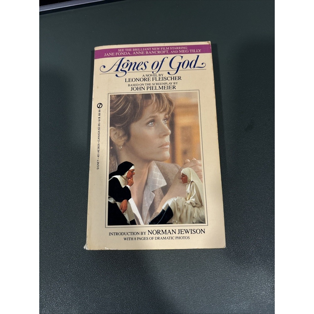 AGNES OF GOD by Leonore Fleischer (1985) Signet illustrated movie paperback 1st